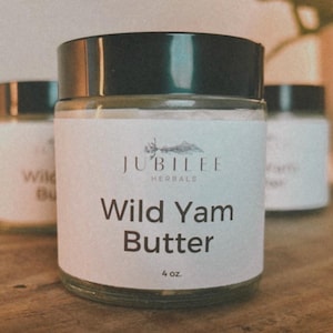 Organic Wild Yam Cream for Hormone Balancing