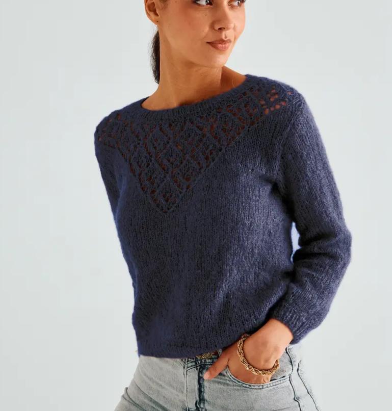 Pull col roulé violet femme taille L 40 : Achat occasion | Pulls (femme) Violet Très bon état