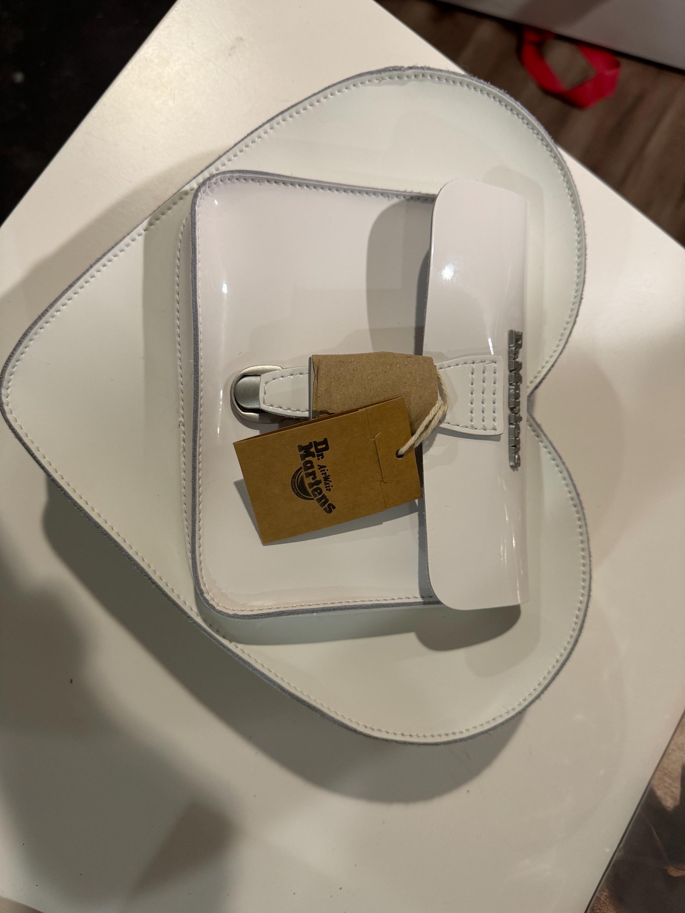 Dr Martens White Leather Heart Back Pack - Etsy