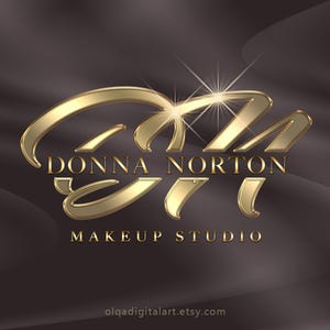 Premade Gold Logo, Beauty Logo, Metallic Logo, Sparkle Logo, Luxury Logo, Makeup Logo, Hair Logo, Boutique Logo, Nails Logo, Lash Logo