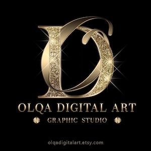 Glitter Logo Gold, Beauty Logo, Logo Cosmetics, Sparkle Logo, Luxury Logo, Makeup Logo, Hair Logo, Boutique Logo, Nails Logo, Lash Logo
