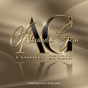 Black and Gold Logo, Premade Logo Design, Jewellery Logo, Cosmetics Logo, Nail Logo, Beauty Logo, Hair Logo, Luxury Logo, Salon Logo Design