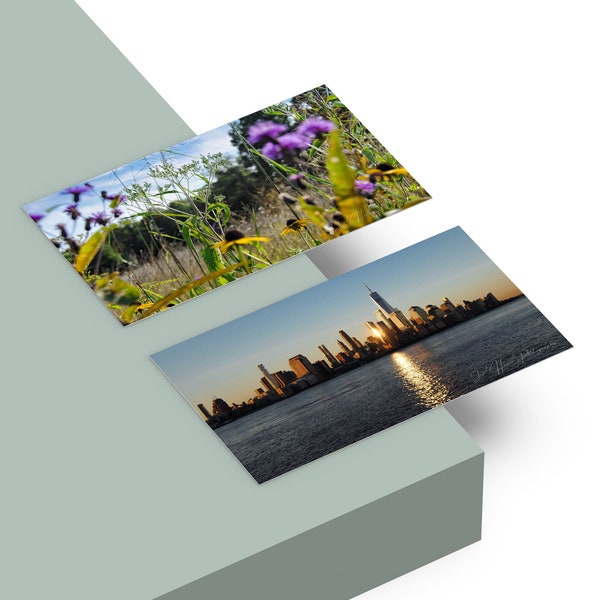 Five Postcard Bundle | Still Life | Floral | Skyline | Spain | Good Vibes | Asheville | Urban | NYC | New Jersey | Church