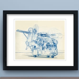 CH53K, CH53, Marine Helicopter Print, King Stallion, Transportation Art, Helicopter Decor, Pilot Gift, Man Cave Art, Big Boys Wall Art