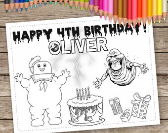 Ghostbuster Digital Coloring Pages 6 Printable Kids Activities