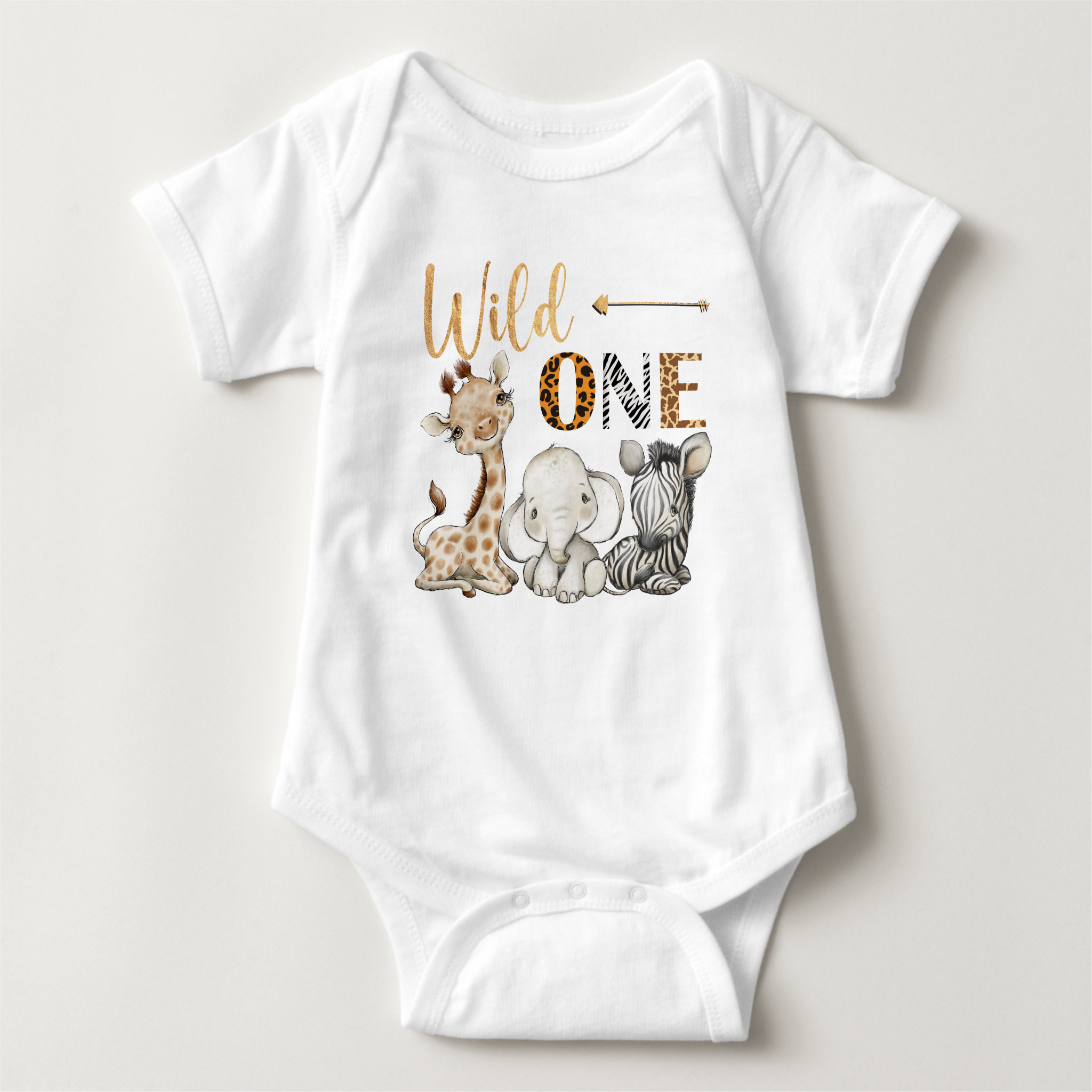 Wild One 1st Birthday PNG, Sublimation Safari Jungle Animals Design ...