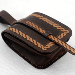 Yarl&#39;s pouch &#39;Birka&#39; - small version. Viking belt bag
