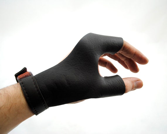 Bogenhandschuh - Bogenhandschuh - Klettverschluss - Etsy sterreich