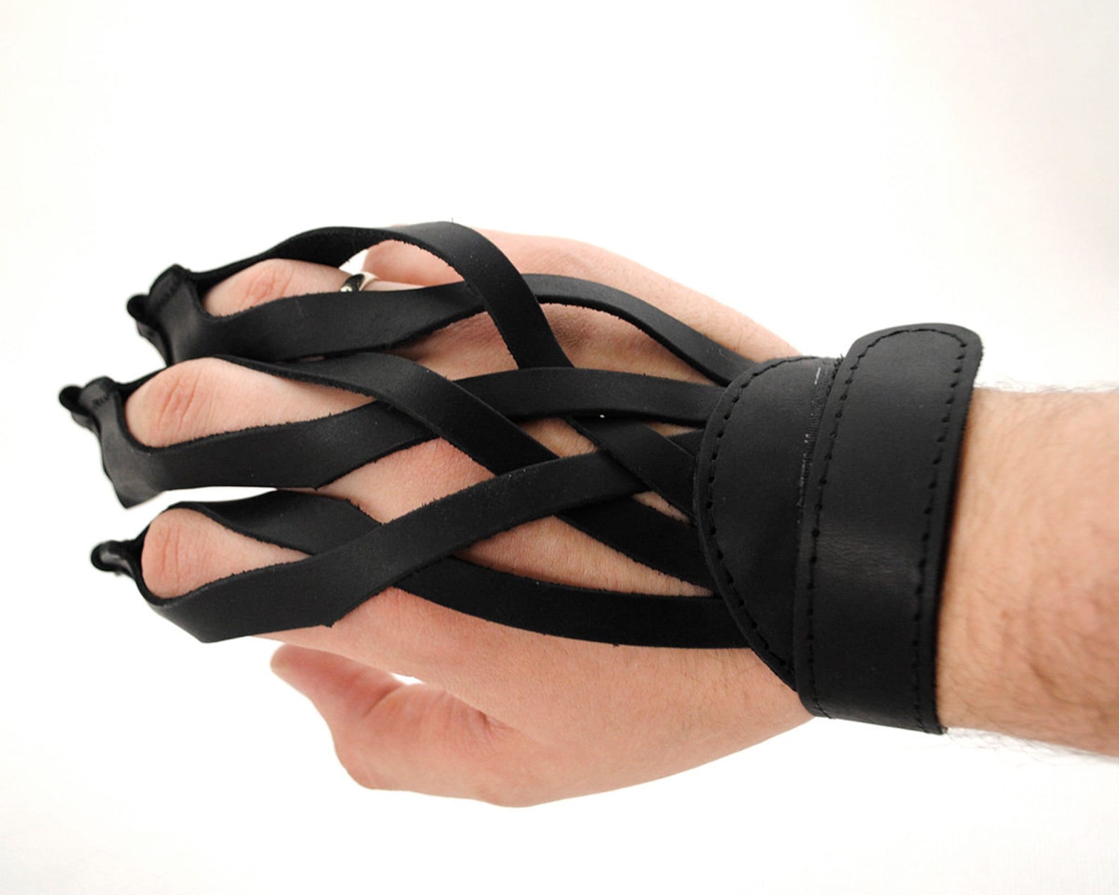 Leather Archery Shooting Glove BRAID Etsy