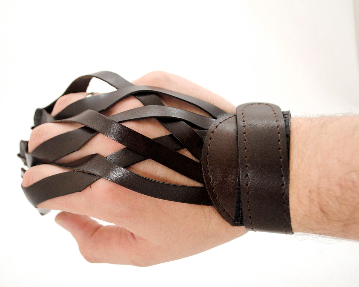 Leather Archery Shooting Glove BRAID Etsy