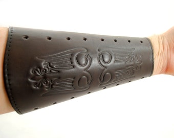 Leren armbeschermer voor boogschieten - EAGLE