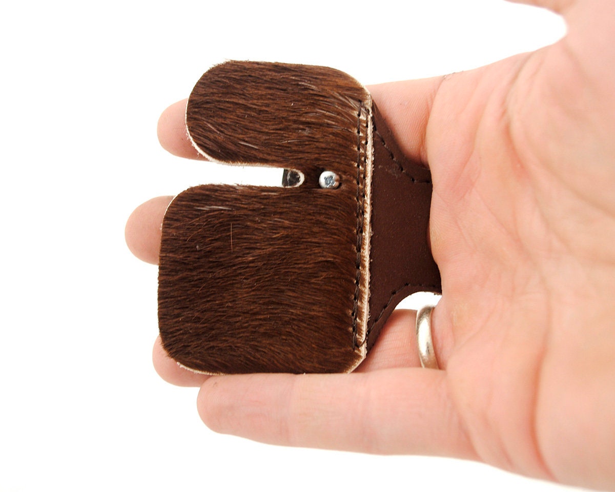 Leather Finger Protection, Brown Thumb Guard, Men's Sewing & Needle Felting  Thimble, Wood Carving Tools, Hand Craft Embroidery, Gift for Dad 