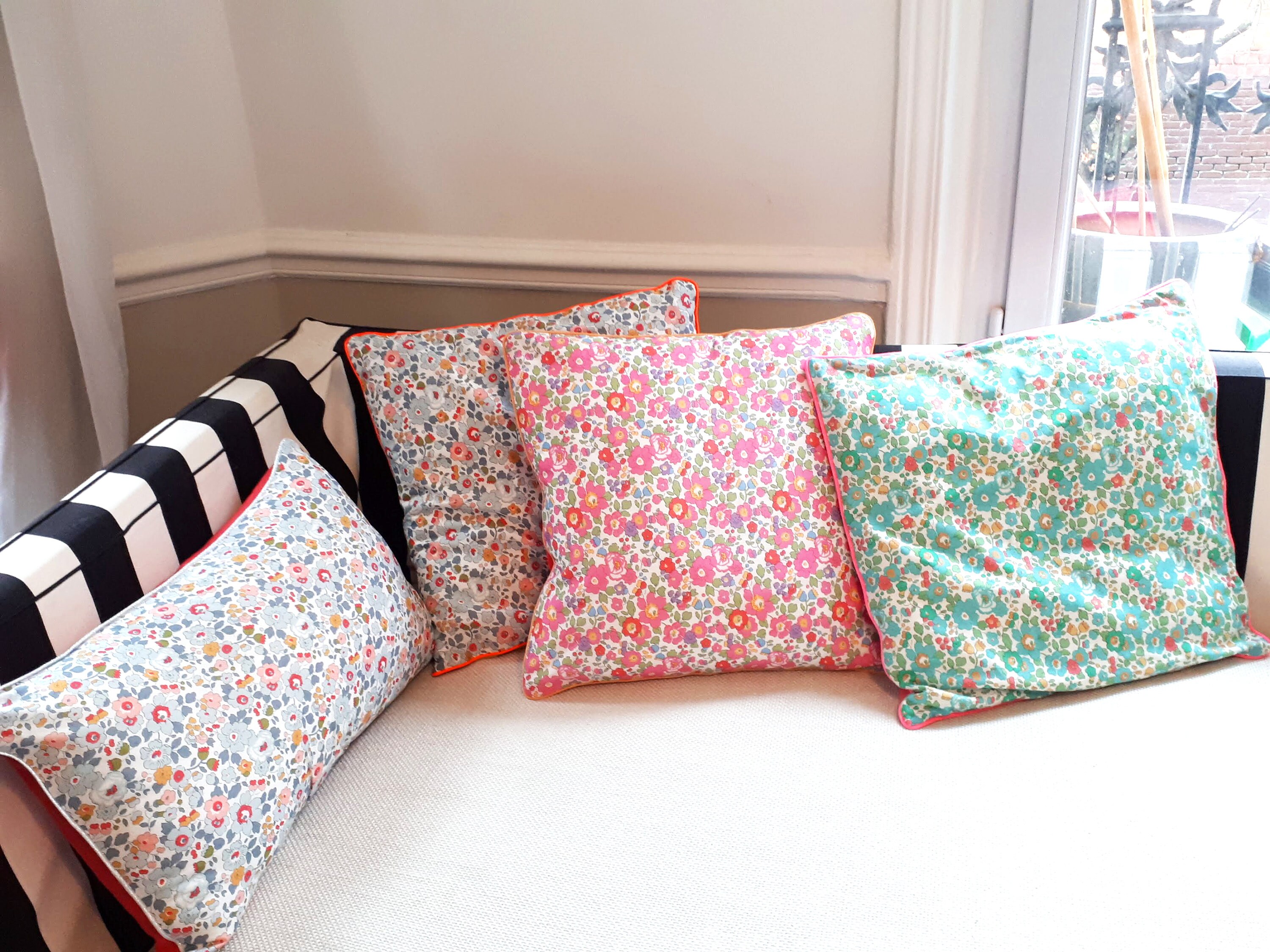 Housse de Coussin en Liberty