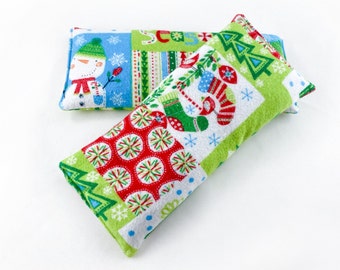 Season's Greetings Microwave Heating Pad, Reusable Hot-Cold Therapy  for Migraines, Headaches, Anxiety, Sore Muscles, etc.