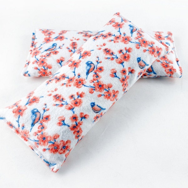 Cherry Blossom Microwave Heating Pad, Reusable Hot-Cold Therapy  for Migraines, Headaches, Anxiety, Sore Muscles, etc.