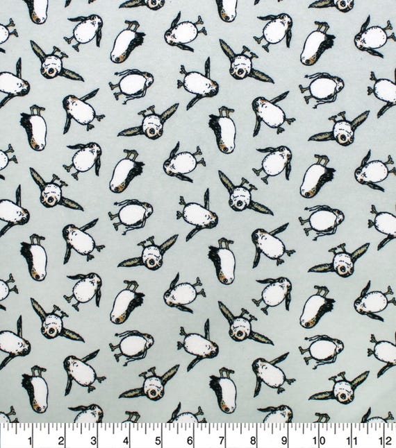 Tossed Porg Flannel - Joann Fabric - Sold by the yard