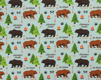 Adventure Awaits Super Snuggle Flannel - Joann Fabric - Sold by the yard