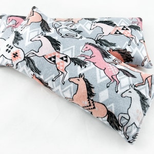 Tribal Horses Microwave Heating Pad, Reusable Hot-Cold Therapy  for Migraines, Headaches, Anxiety, Sore Muscles, etc.