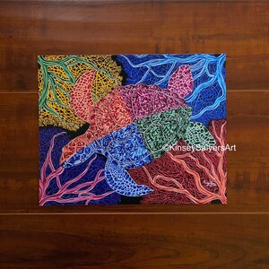 PRINT of "Colorful Coral"