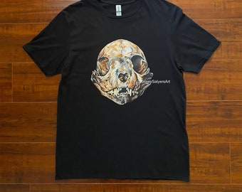 Bobcat Skull T-Shirt GILDAN