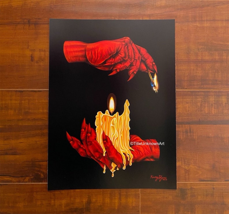 PRINT of You Light My Fire zdjęcie 1