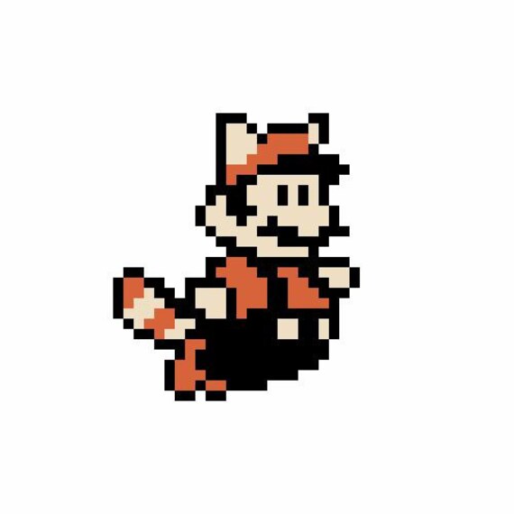 Tiny Racoon Mario Super Mario Bros