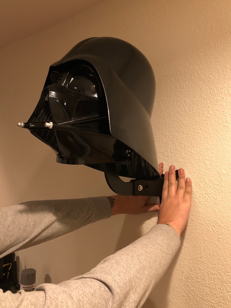 Adjustable wall mounted helmet/ mask stand Etsy