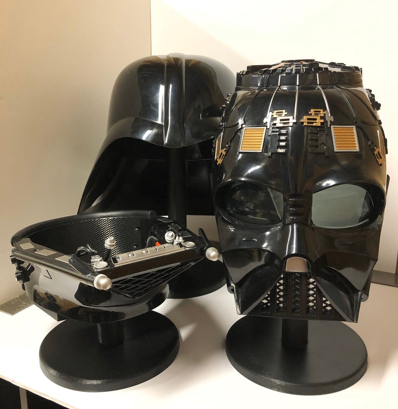 Darth Vader Black Series Helmet Stand separate Pieces or Full | Etsy