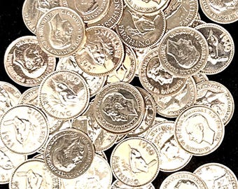 1956年イギリス、2シリング硬貨 - エリザベス2世初の肖像画 - Etsy 日本