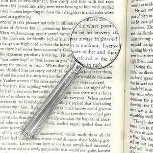 5 x Magnifying Glass  Sterling Silver Handle
