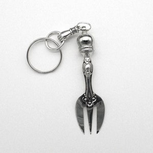 Antique Olive Fork Keyring