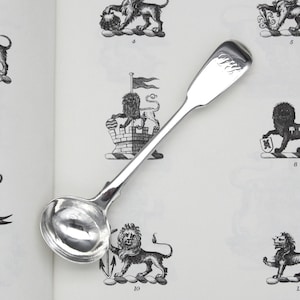 Sterling Silver London 1833 Salt Spoon