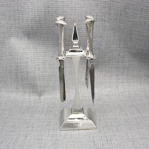 Set manicure Art Déco in argento sterling