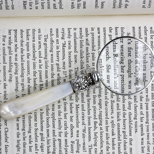 5 x Magnifying Glass with Mother of Pearl Handle