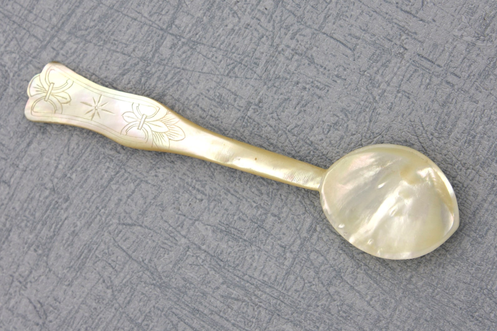 Antique Mother of Pearl Caviar Spoon Etsy