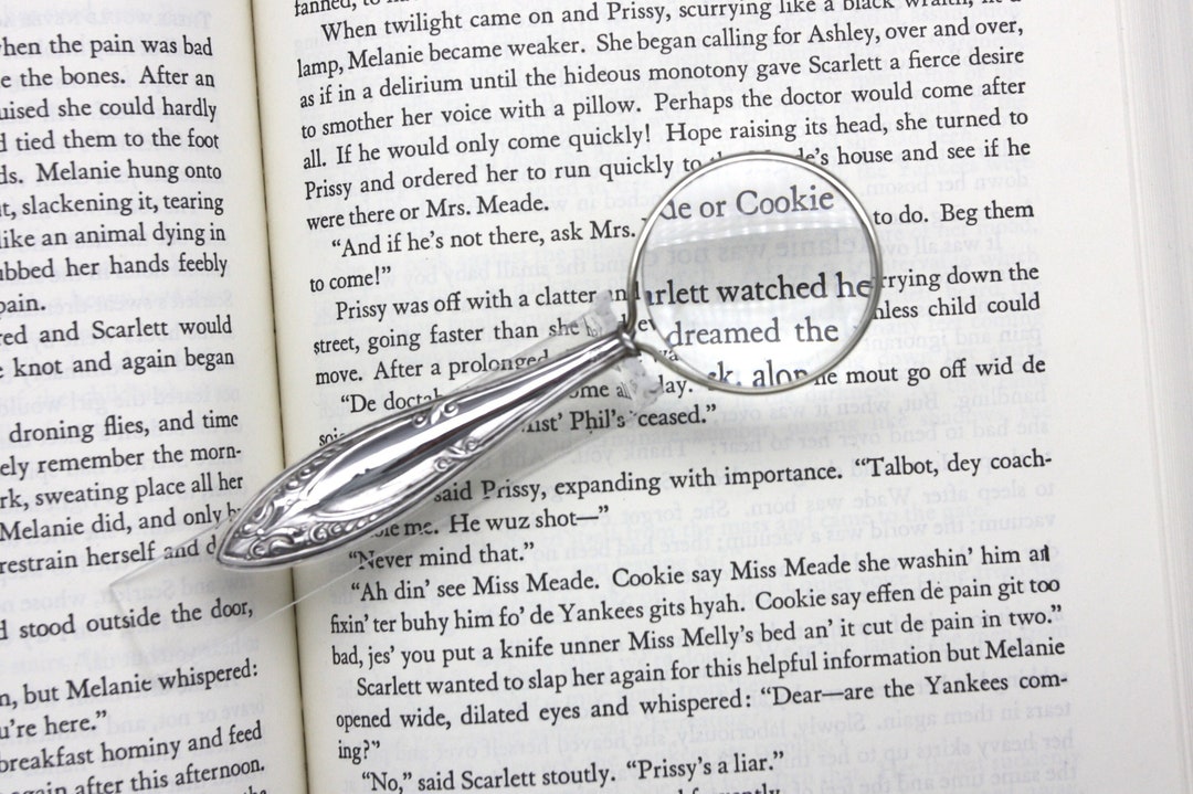 5 X Magnifying Glass With Sterling Silver Handle Etsy UK