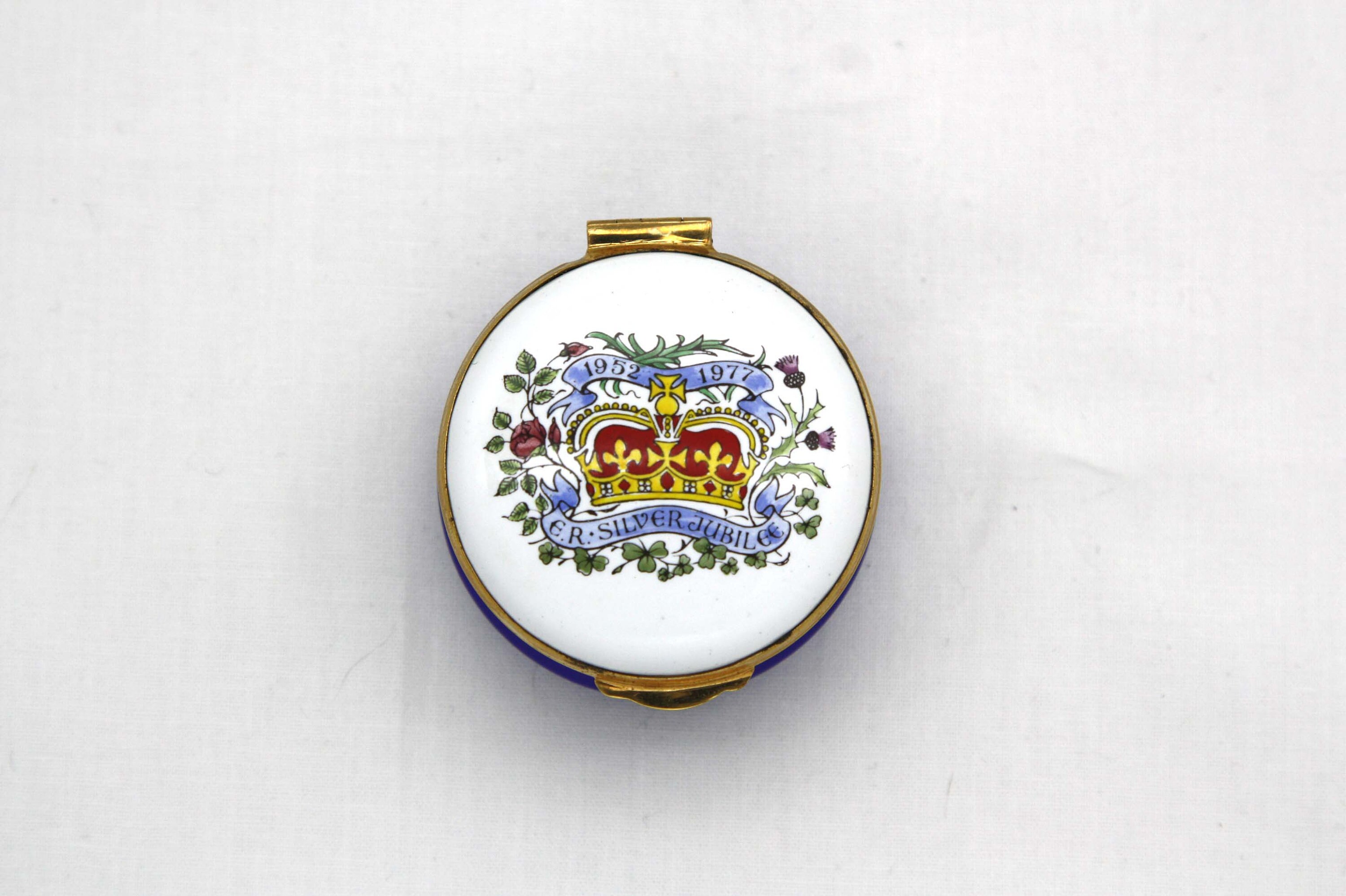 Crummles English Enamels Silver Jubilee Box 1977 Etsy