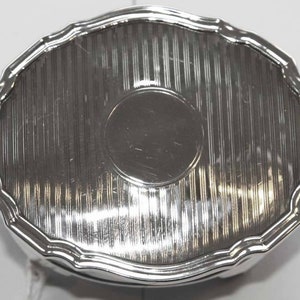 Sterling Silver Oval Jewellery Box