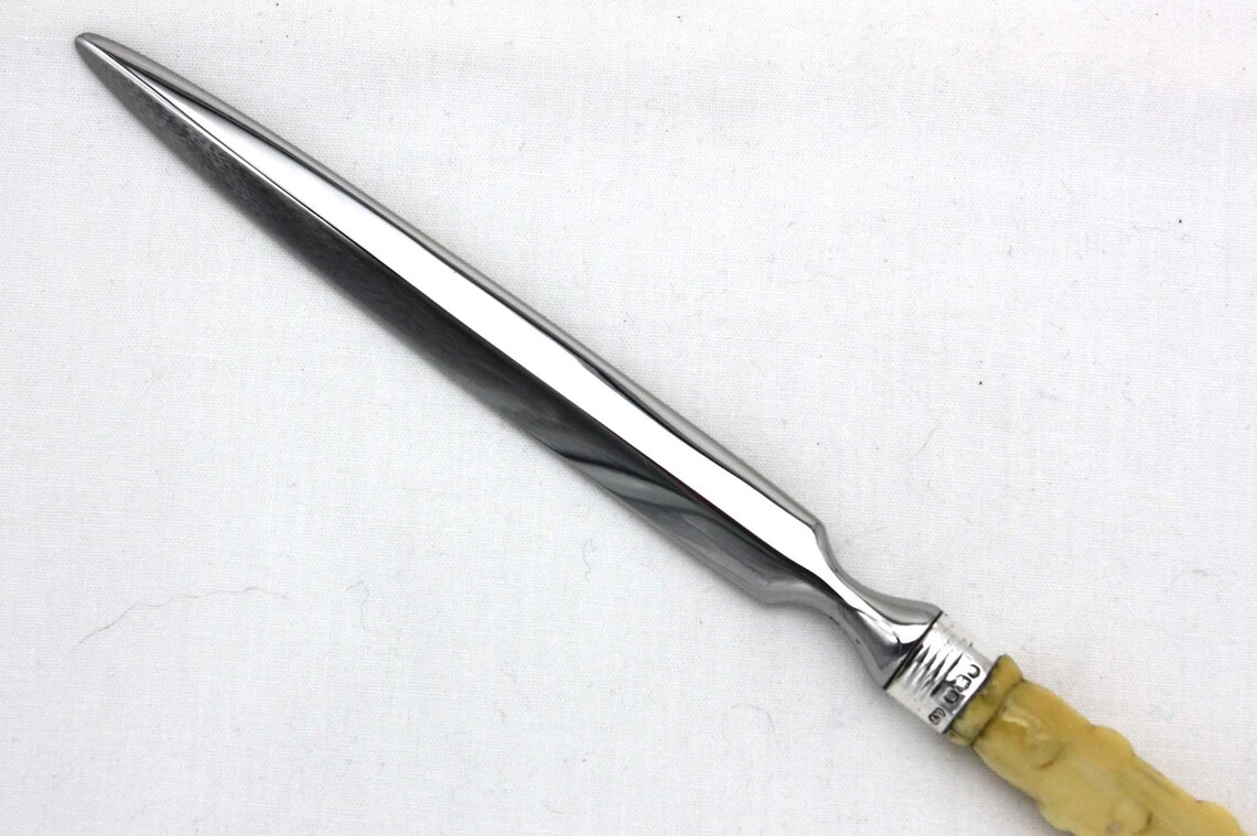 Letter Opener / Paper Knife with Bone Handled Etsy