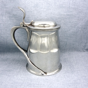 Tudric Pewter Lidded Tankard