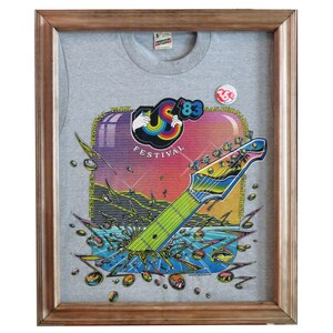 Vintage 1983 US Festival Tee Shirt w/ Button Framed | Etsy