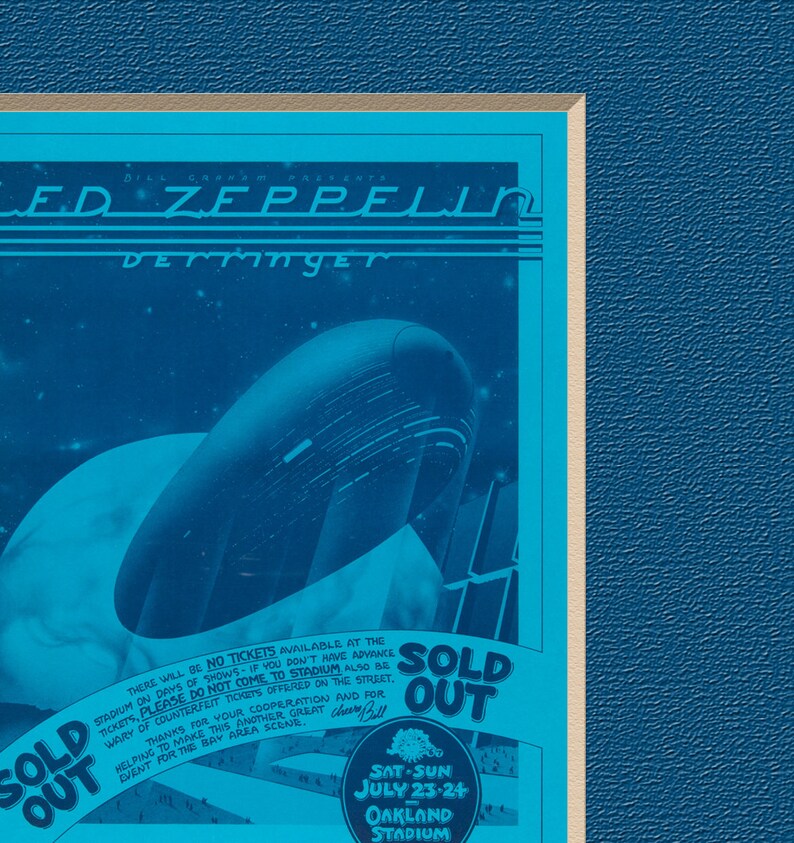 Led Zeppelin 1977 day on the Green Photo Collage 13 X 19 Etsy