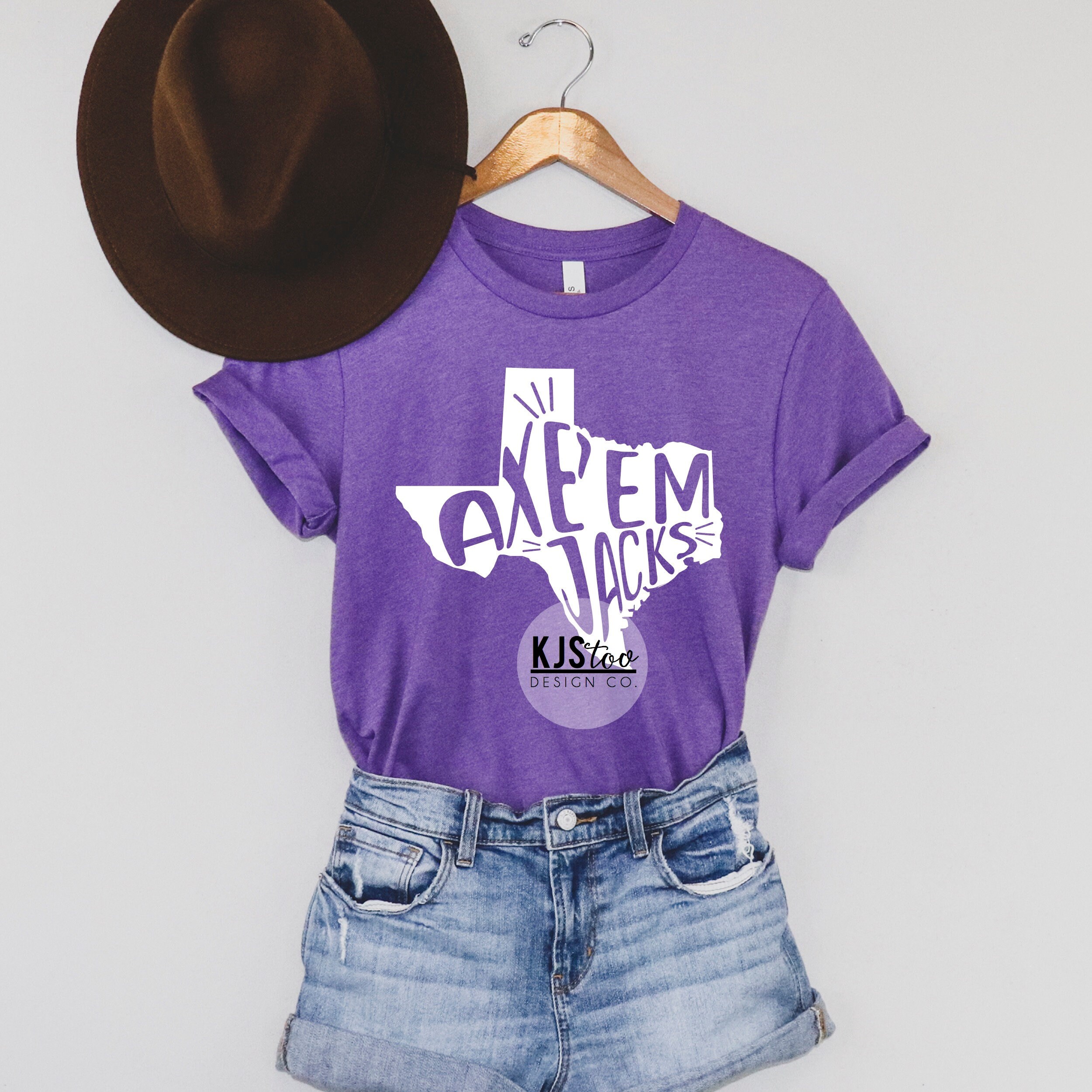 Stephen F Austin Tee Purple SFA Tee SFA Lumberjacks Shirt College