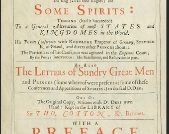 John Dee Enochian Angelic Cosmology Bundle | Original Book + Study Guide