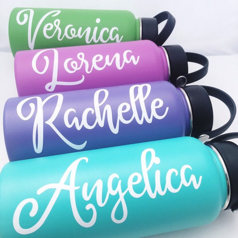 Sticker for Hydro Flask Name Decal for Hydro Flask Name Etsy