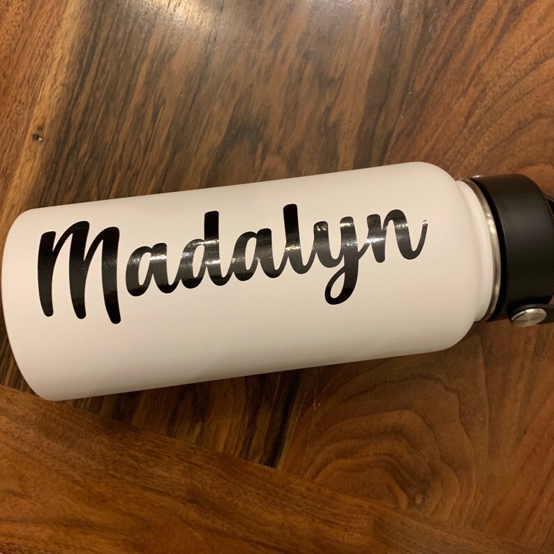 Sticker for Hydro Flask Name Decal for Hydro Flask Name Etsy