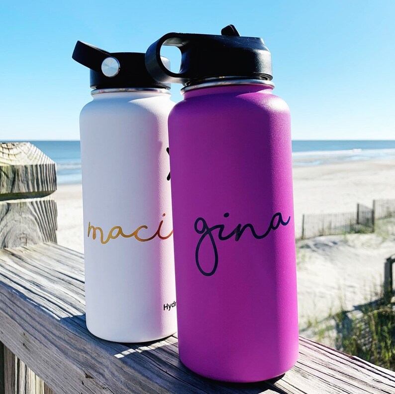 Personalized Hydro Flask Water Bottle Monogrammed Hydro Etsy