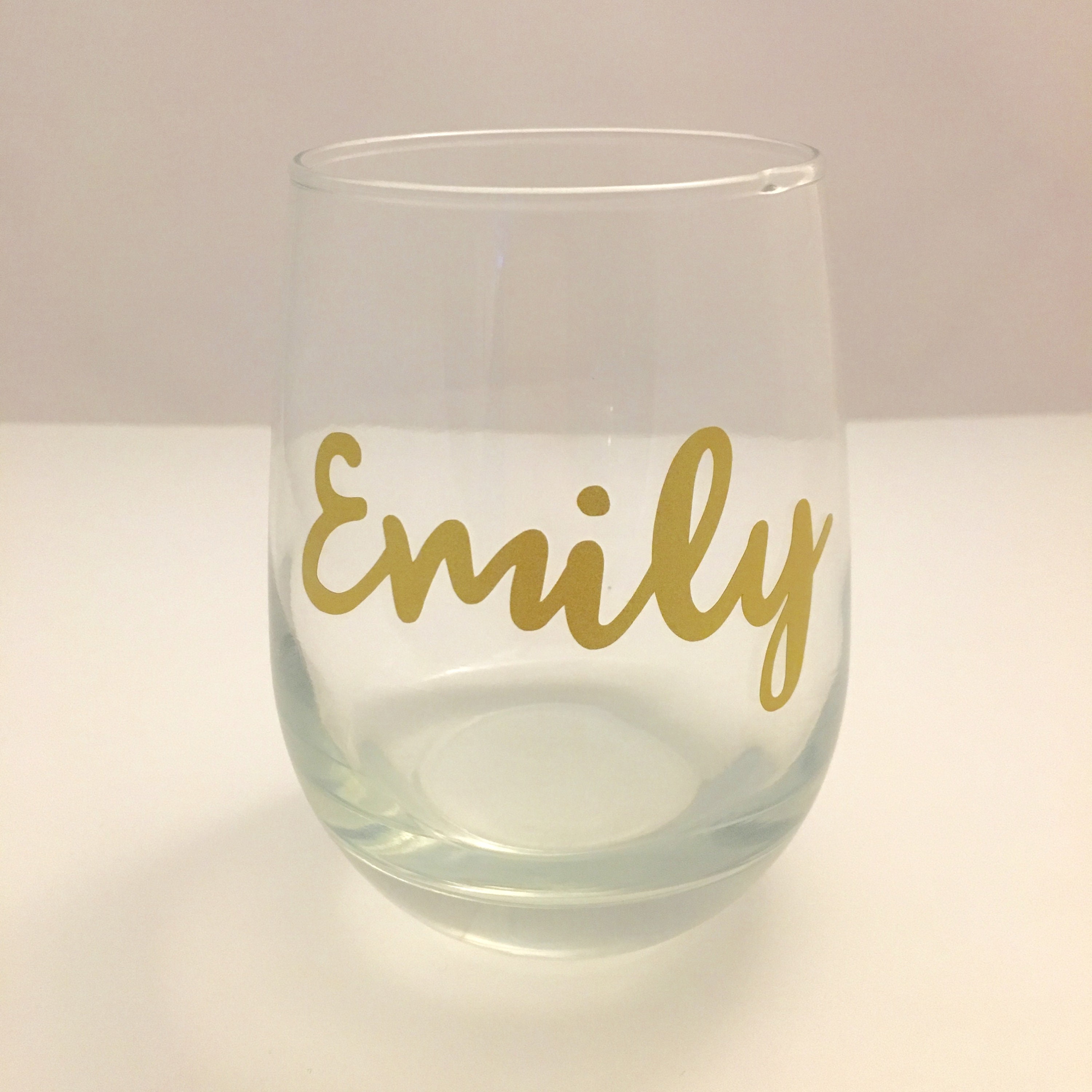 Wine Glass Decals Champaign Flute Decals DIY Wine Glass Name Etsy