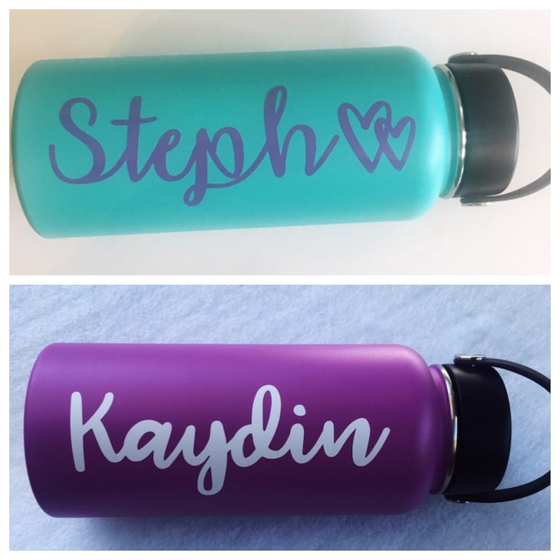 Sticker for Hydro Flask Name Decal for Hydro Flask Name Etsy
