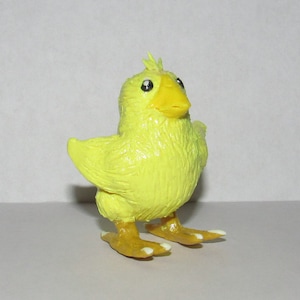 Final Fantasy XIII Chocobo Chick figure, handmade clay